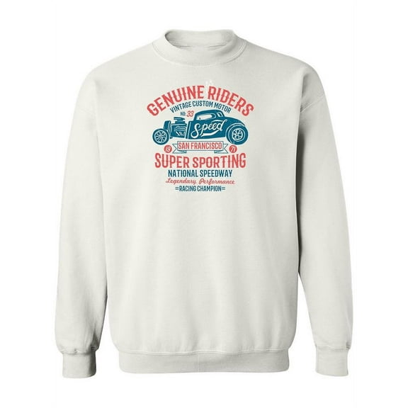 Vintage Genuine Riders Sweatshirt Women -Image by Shutterstock, Female x-Large