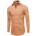 thumbnail image 2 of FashionOutfit Men's Regular Fit Dress Shirt, 2 of 5