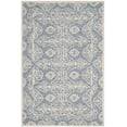 thumbnail image 2 of SAFAVIEH Bella Doriane Medallion Geometric Wool Area Rug, Blue/Ivory, 4' x 6', 2 of 8