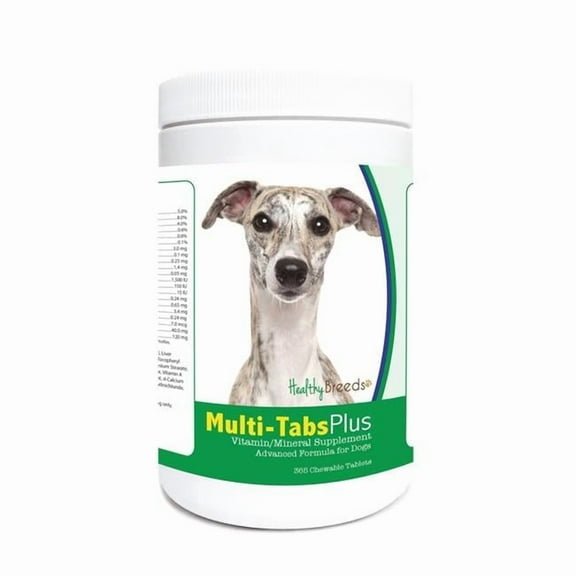 Healthy Breeds 840235122531 Whippet Multi-Tabs Plus Chewable Tablets - 365 Count