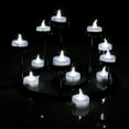 thumbnail image 6 of AGPtek 60 PCS LEDs Tea Light Battery Operated No filcker Flameless Votive Candles Steady LED Tealights For Xmas Wedding Party Decor, Cool White, 6 of 6