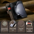 thumbnail image 4 of ELEHOLD Luxury Leather Wallet Case for Samsung Galaxy Z Fold7 with Card Slots Money Pocket Kickstand Magnetic Closure Shockproof Anti-Scratch Purse Case for Samsung Galaxy Z Fold7 ,Coffee, 4 of 11