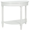thumbnail image 3 of SAFAVIEH Randell Nautical Rustic Demilune Console, Shady White, 3 of 6