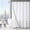 White, variant on Mainstays 14 Piece Black and White Scallop Shower Curtain Set – 72" x 72" Faux Linen Fabric, Waterproof PEVA Liner & Metal Hooks, Machine Washable