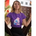 thumbnail image 2 of Manga Couple Soft Embrace T-Shirt Women -Image by Shutterstock, Female Small, 2 of 4