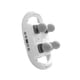 thumbnail image 3 of Máquina de masaje de mano Masajeador eléctrico profesional para espalda, piernas y brazos Blanco, 3 of 9