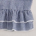thumbnail image 7 of Zanarzt Girls' Beach Pants Girls Wide Leg Pants Kids Casual High Waisted Ruffle Hem Pants Trousers 18-24 Months,Blue, 7 of 7