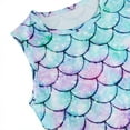 thumbnail image 3 of Youmei Girls Dress Kids Sleeveless Mermaid Birthday Sundress for 4-13 Years, 3 of 7