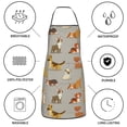 thumbnail image 6 of Pofeuu Cute Dog Print Aprons with Pockets, Cute Aprons for Kitchen, Cooking, Server, Barber, Chef Apron, 6 of 7