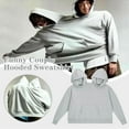 thumbnail image 3 of Hoodies Sweatshirt For Couples, Two Person Matching Oversized Long Sleeve Pullover, 3 of 10