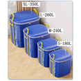 thumbnail image 2 of Fmxomd Extra Large Moving Bags, 260L Capacity Winter Clothes Storage Bags for Moves, Strong Carry Handles, Zipper (Blue, 260L), 2 of 7