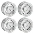 thumbnail image 4 of Aluminum Alloy Wheel Rim, Diameter 1.0 In High Accuracy 1/24 Scale Wheel Rim Wear Resistance Convenient Installation  For Axial SCX24 1/24 RC Car Silver, 4 of 8