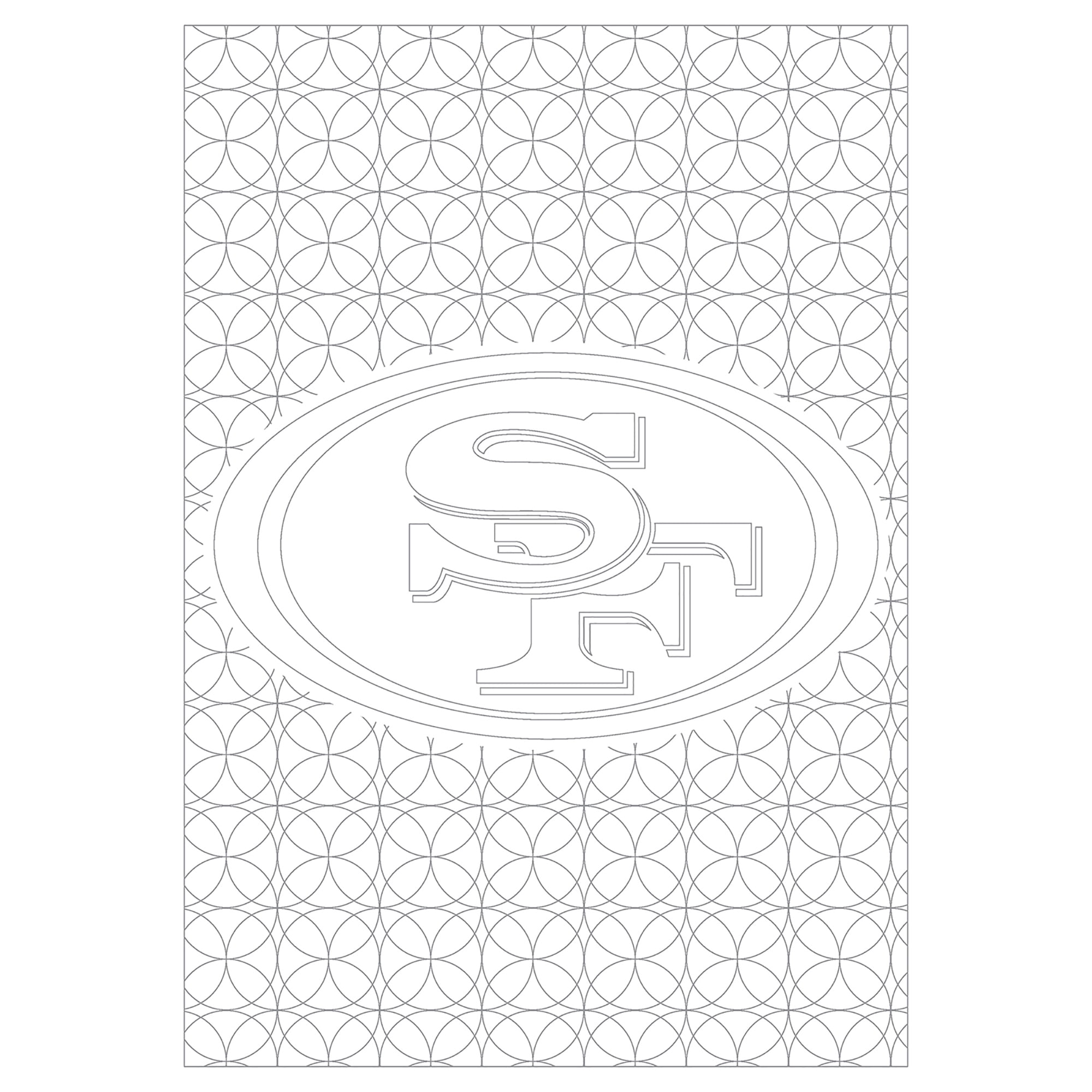 In the Sports Zone NFL Adult Coloring Book, Green Bay Packers 