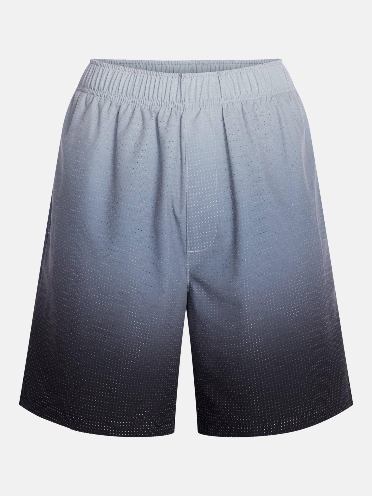 Athletic Works Men's and Big Men's Active Ombre Perforated Woven Performance Shorts, 7" Inseam, Sizes XS-5XL