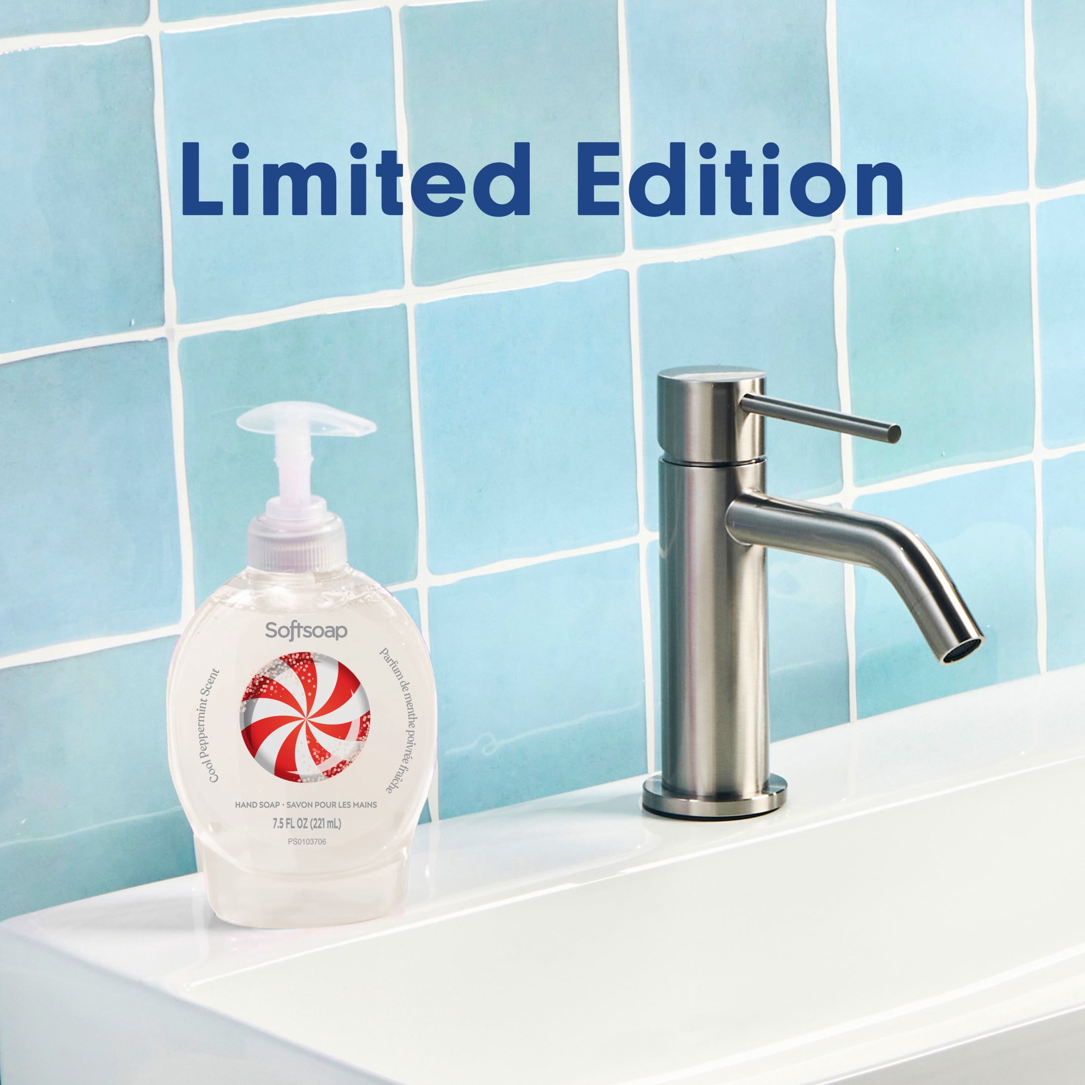 Softsoap Limited Edition Liquid Hand Soap, Cool Peppermint Scent, 7.5 fl oz