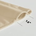 thumbnail image 4 of NICETOWN Beige Velvet Curtains 84 inches for Living Room, 2 Panels Thermal Insulated Noise Reducing Energy Efficiency Privacy Elegant Velvet Curtains Room Darkening Rod Pocket Drapes, 4 of 8