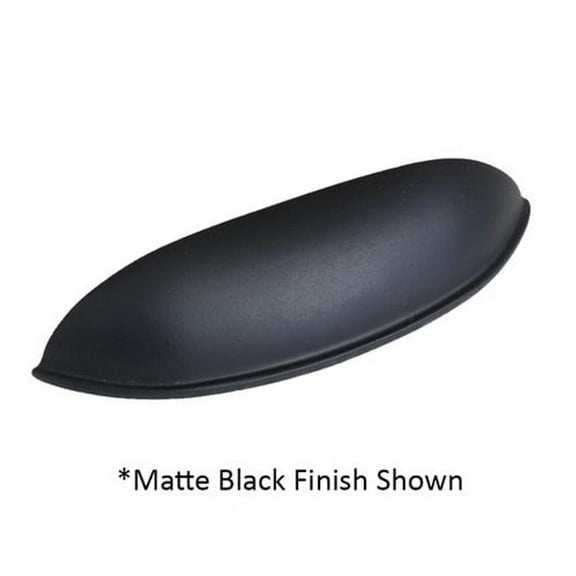 4 in. Center to Center Aristotle Cup Pull - Brushed Stainless Steel