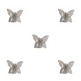 thumbnail image 3 of Pinza gruesa para el pelo Minnieouse estilo estético Retro 5piezas Gris, 3 of 6