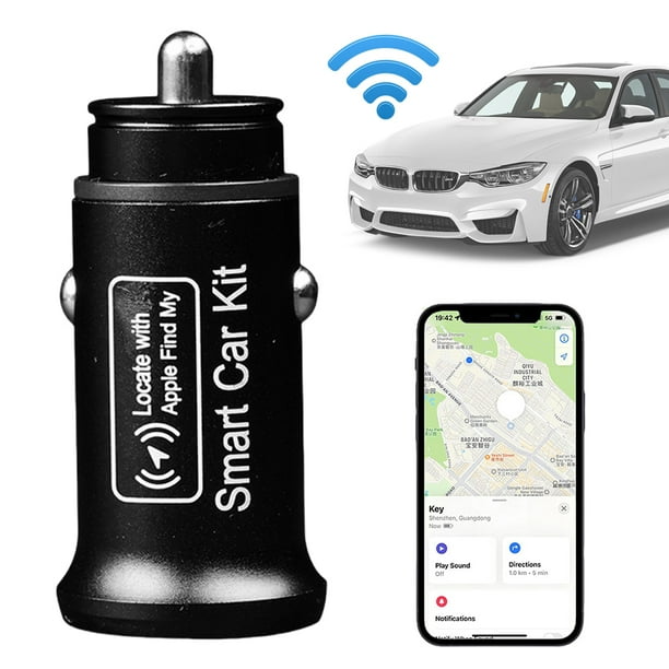 Dispositivo Antipérdida para Coche Adaptador Encendedor Cigarrillos Localizador GPS Antirrobo Coches