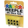 thumbnail image 2 of Meeple d6 Dice Set: Blue | Eight d6 Dice, 2 of 6