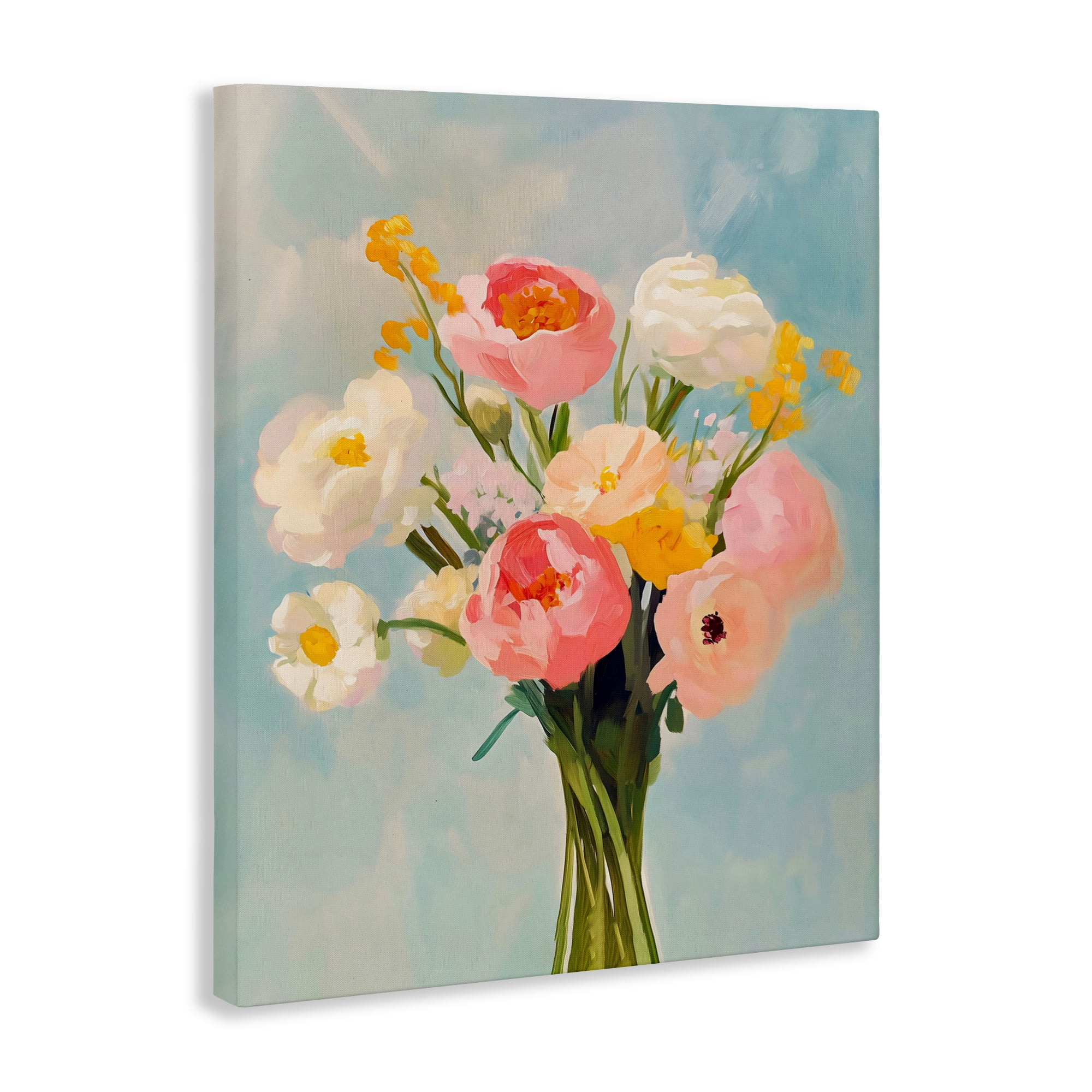 Stupell Industries Eclectic Floral Bouquet Canvas Wall Art, design by The Prints Vibe