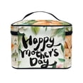 thumbnail image 2 of HELLHERO Make up Bags Polyester Lightweight Floral Pattern Design for Woman, 2 of 4