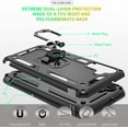 thumbnail image 3 of Galaxy A13 5G Case, Samsung A13 5G Case with HD Screen Protector, [Military-Grade] Magnetic Ring Holder Kickstand Shockproof Protective Phone Case for Samsung Galaxy A13 5G, Black, 3 of 14