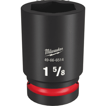 Milwaukee Tool SHOCKWAVE Impact Duty  1"Drive 1-5/8" Deep 6 Point Socket