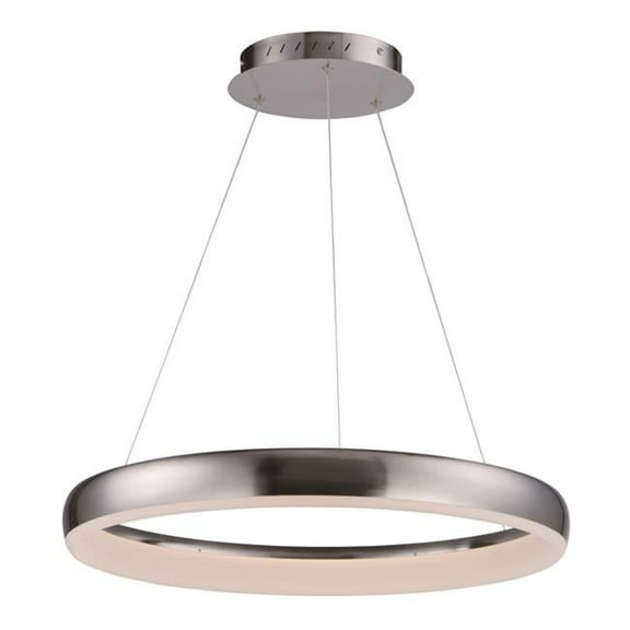 -28W 1 Led Pendant-23.5 Inches Wide By 2.5 Inches High Et2 Lighting E10030-Sn
