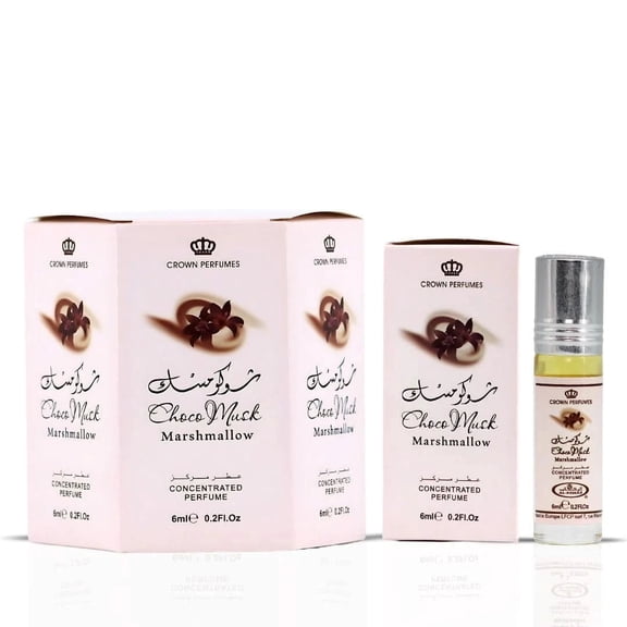 Choco Musk Marshmallow Perfume Oil CPO 6ml (0.2 oz) by Al Rehab (Box of 6)