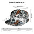 thumbnail image 6 of Gaeub Four Running Horses Flat Bill Snapback Hats Baseball Caps with Adjustable for Running Workouts and Outdoor Activities, 6 of 9