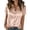 Rose Gold, variant on ClodeEU Women's Satin Collared Button Down Short Sleeve Blouse, Solid Color Casual Summer Shirt Black,Women's Plus L