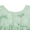 thumbnail image 2 of Bébé Fille Volants Imprimés à Fleurs Sans Manches Tops et Pantalons Courts 1-2 Ans, 2 of 7