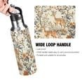 thumbnail image 4 of Yayeee 20oz Insulated Water Bottle Double Wall Stainless Steel with Flip Straw Lid, Deer Pattern, 4 of 7