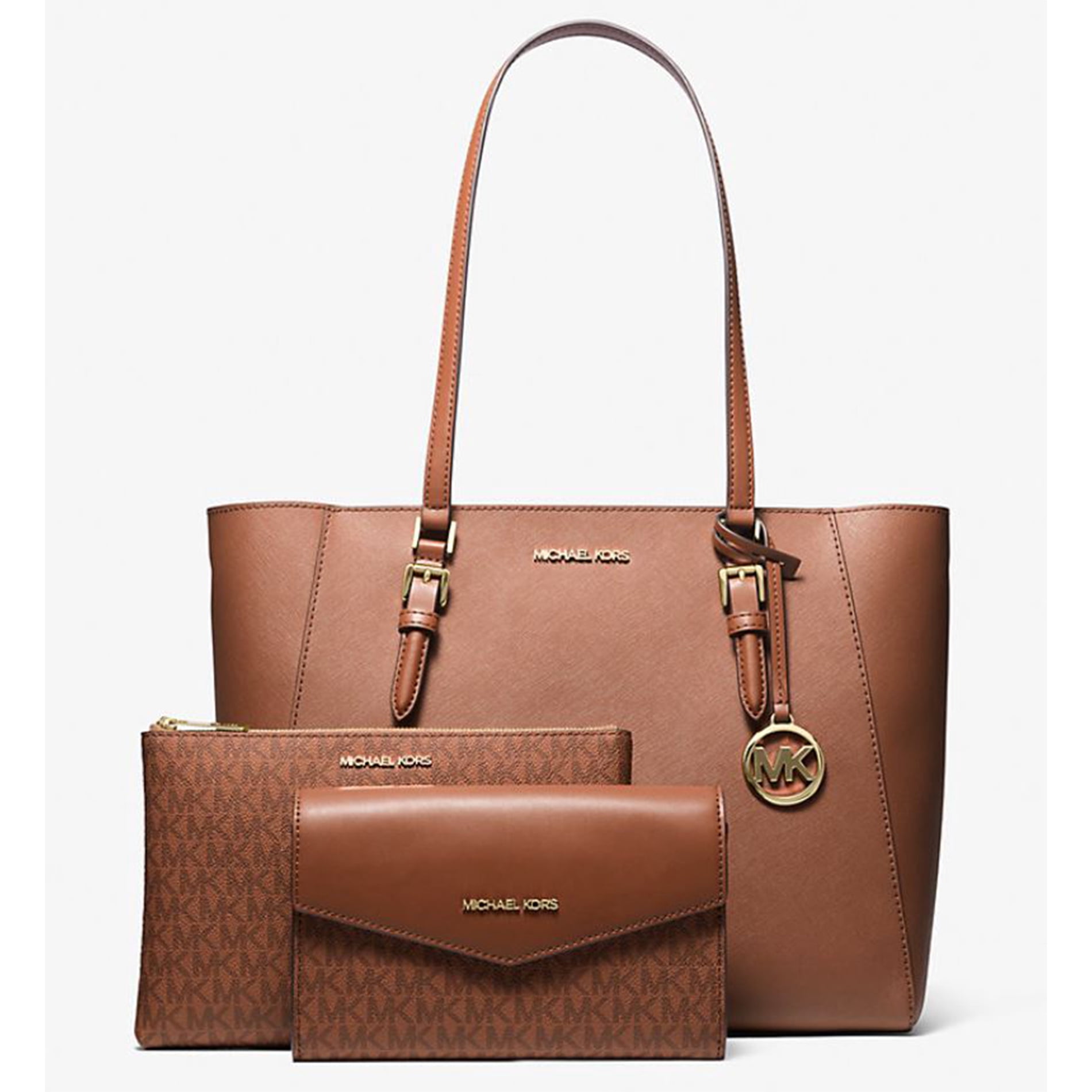 Michael Kors Charlotte Large Saffiano Leather 3-in-1 Tote Bag