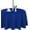Blue, variant on Round Outdoor Tablecloth with Umbrella Hole and Zipper, 60 Inch Blue, Washable Waterproof Table Cloth Spill Proof Wrinkle Free Table Cover for Patio Spring Summer Picnic