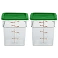 thumbnail image 1 of Recipiente de almacenamiento de alimentos Cambro Classic de 4 litros con tapa, paquete de 2, 1 of 3