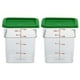thumbnail image 1 of Recipiente de almacenamiento de alimentos Cambro Classic de 4 litros con tapa, paquete de 2, 1 of 3