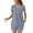 Gray, variant on Blmnix Bamboo Pajamas Women Pajama Sets Button Up Sleepwear Sets Pants Short Sleeve Wide-Leg Henley Purple Short Womens Pajamas Set,L
