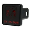 Receiving Hitch Cover, Dodge Logo Square 2 In Receiver Trailer Hitch Brake Light