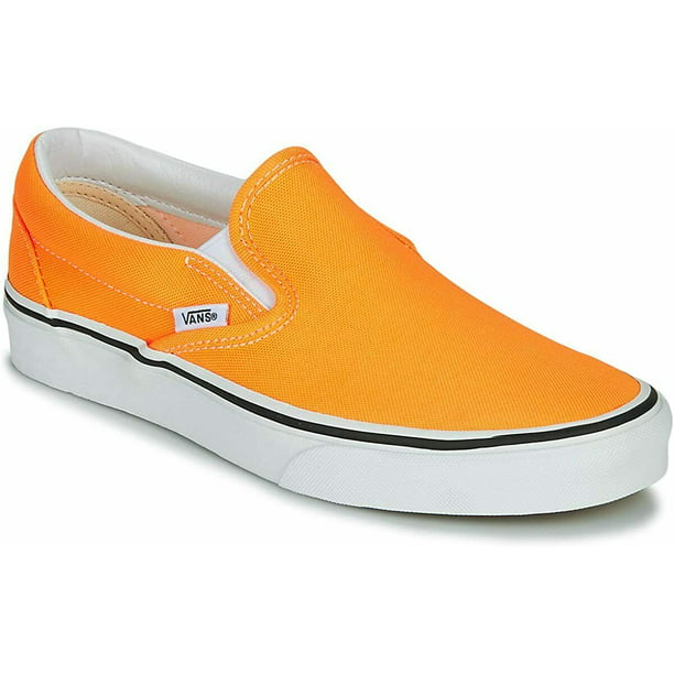 Vans - Vans Classic Slip On Neon Blazing Orange Skate Shoes Men's Size ...
