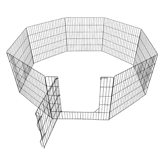Cerca Reja Perro Cachorro 60cm Alto Con 8 Paneles | 4.8m Largo
