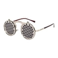 thumbnail image 3 of Gafas de sol Steampunk ligeras y circulares, estilo gótico, para hombres y mujeres, para cosplay. Agujero, 3 of 8