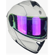 thumbnail image 2 of Casco De Moto Kov Thunder Waves Blanco Certificado Dot, 2 of 3