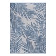 thumbnail image 2 of World Rug Gallery Contemporary Distressed Leaves Textured Flat Weave Indoor/Outdoor Area Rug - BLUE 7'10"X10', 2 of 9
