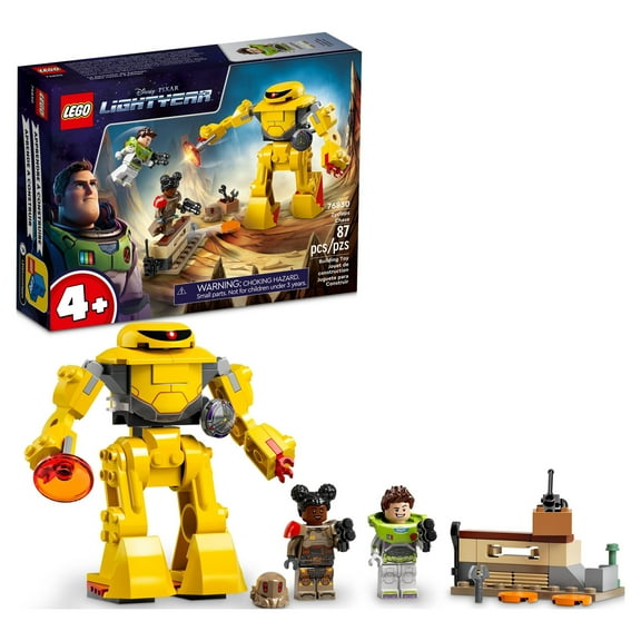 LEGO Disney and Pixar’s Lightyear Zyclops Chase 76830, Space Robot Building Toy for Kids 4 plus Year Old with Mech Action Figure and Buzz Minifigure