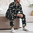thumbnail image 6 of KLL Octopus 1 Sleepwear Mens Flannel Pajamas,Long Cotton Pj Set, 6 of 7