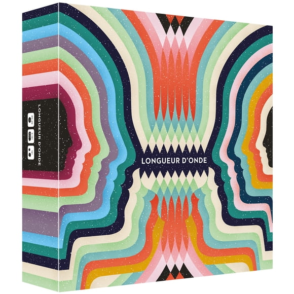 Asmodee - Wavelength - Board Game for Adults and Children from 14 Years old - Telepathy and Guessing Mood Games - Deduction & Clues - 2 to 12 Players - French Version - Palm Court