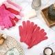 thumbnail image 5 of Guantes de baño exfoliantes, 90 unidades, doble cara, color rosa, 5 of 6