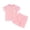 0-Pink&483, variant on Tiijoy Infant Girls Outfits Summer Casual Short Sleeve T-Shirt Shorts Set, Sizes 18-24M